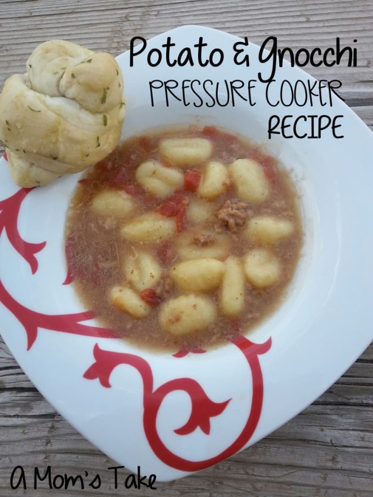 Pork and Gnocchi Soup Pressure Cooker Recipe