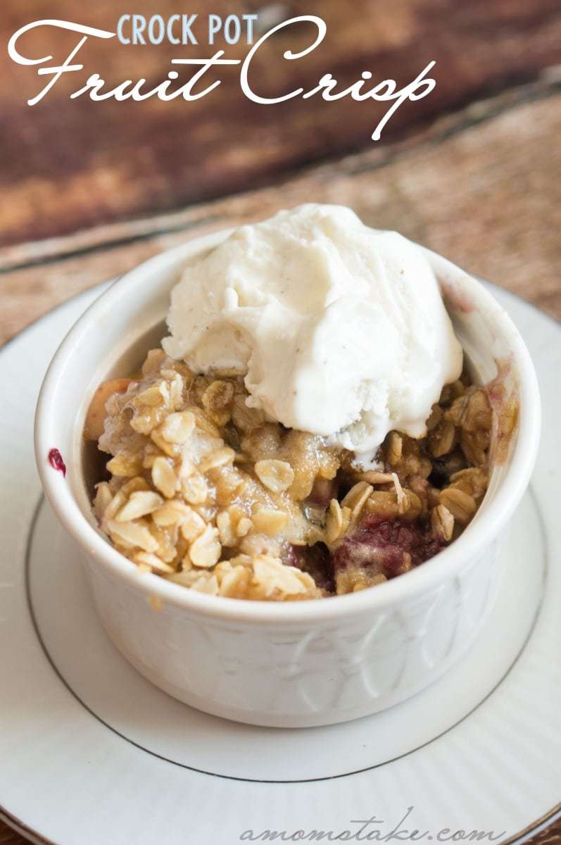 Crock Pot Fruit Crisp Recipe