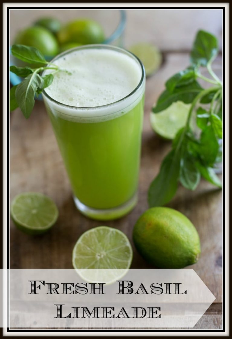 Fresh Basil Limeade