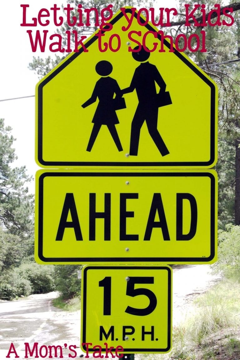 Letting Your Kids Walk to School