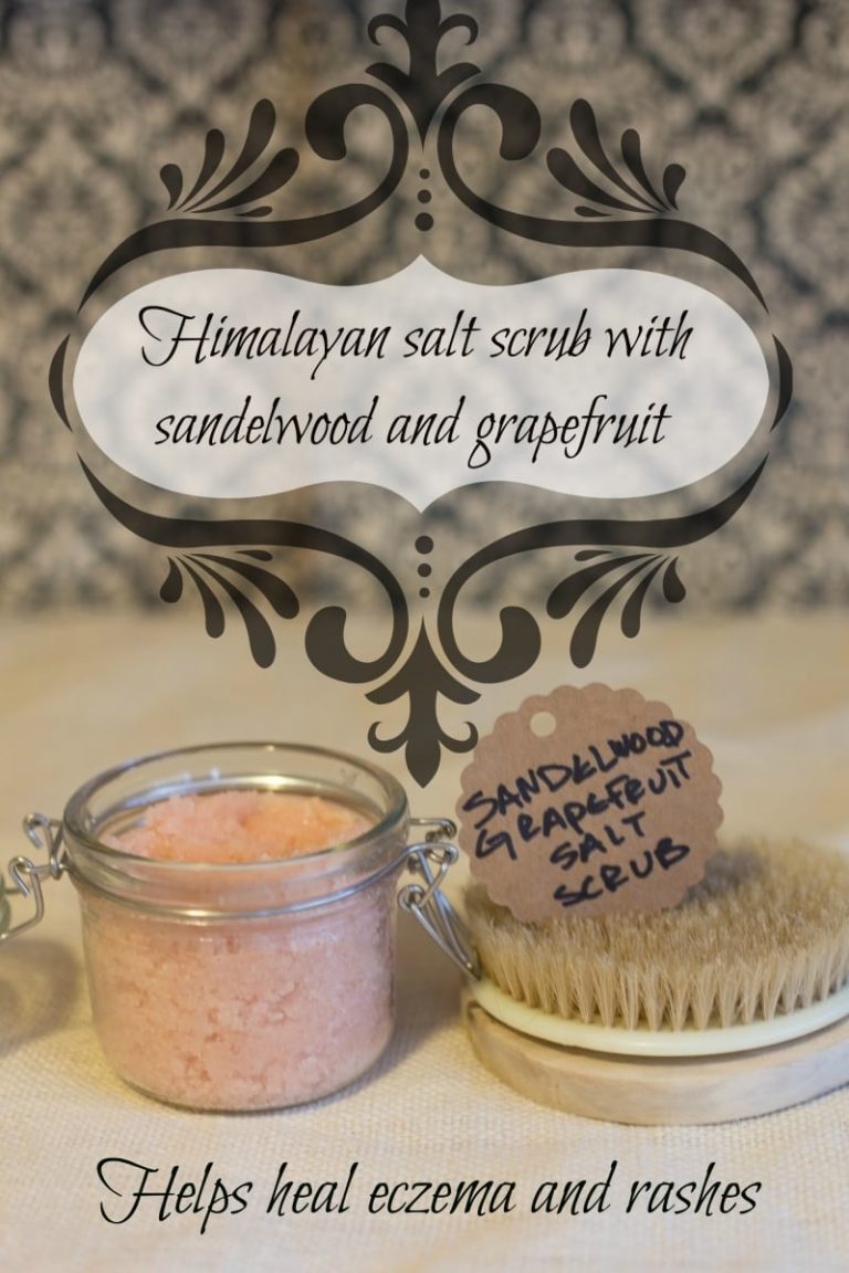 Healing Himalayan Salt Scrub with Grapefruit and Sandalwood