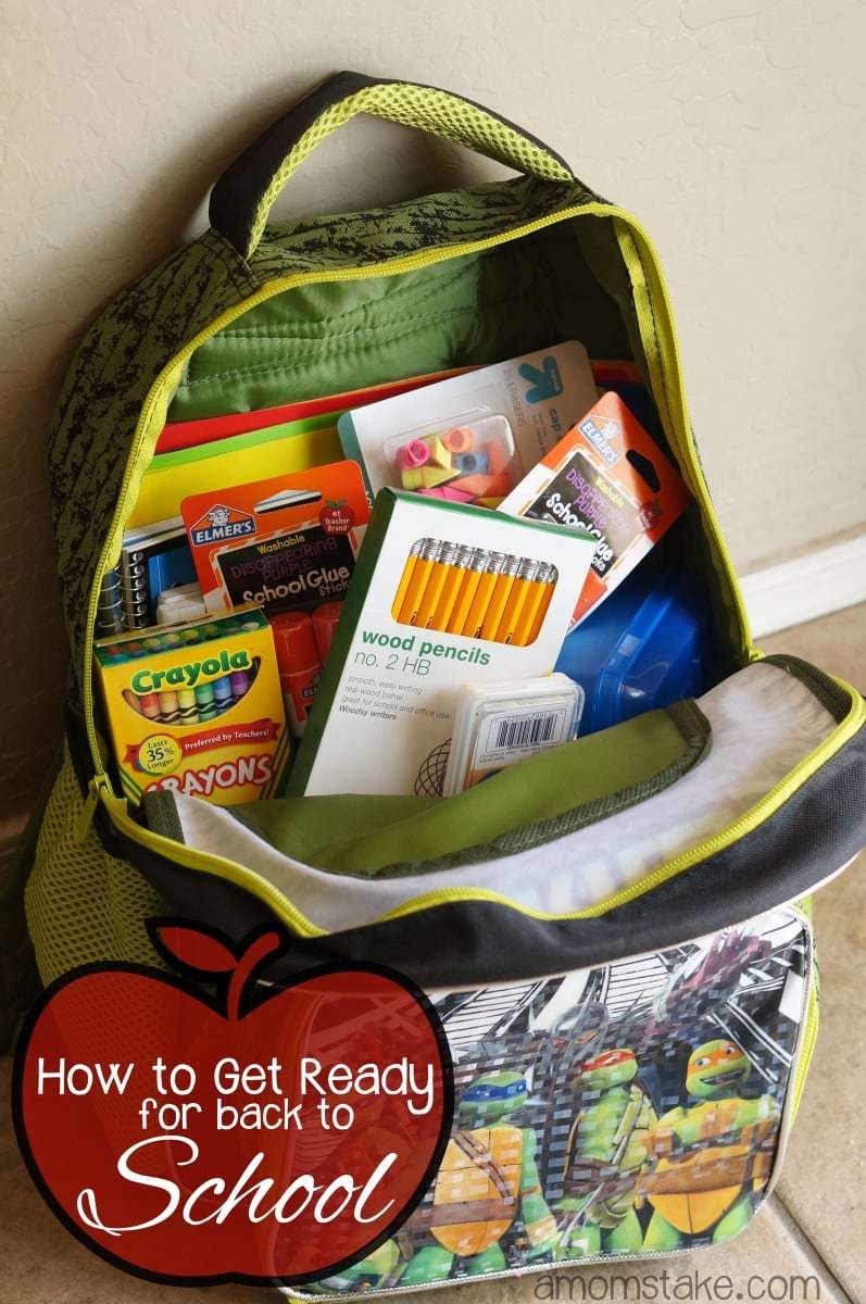 How to Get Ready for back to school