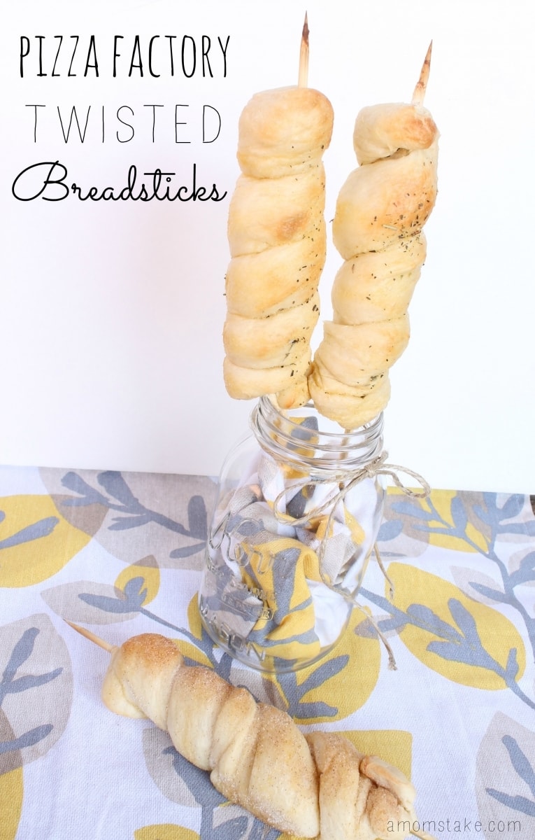 Twisted breadsticks recipe 