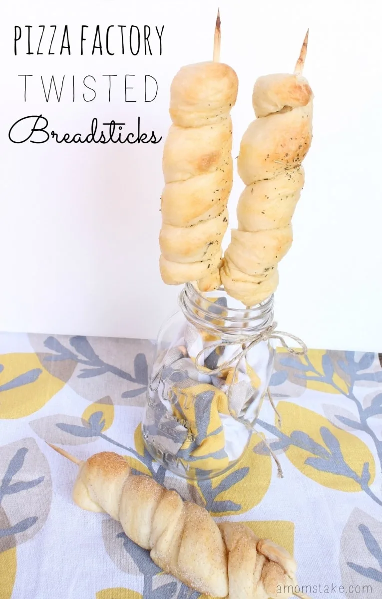 Twisted breadsticks recipe 