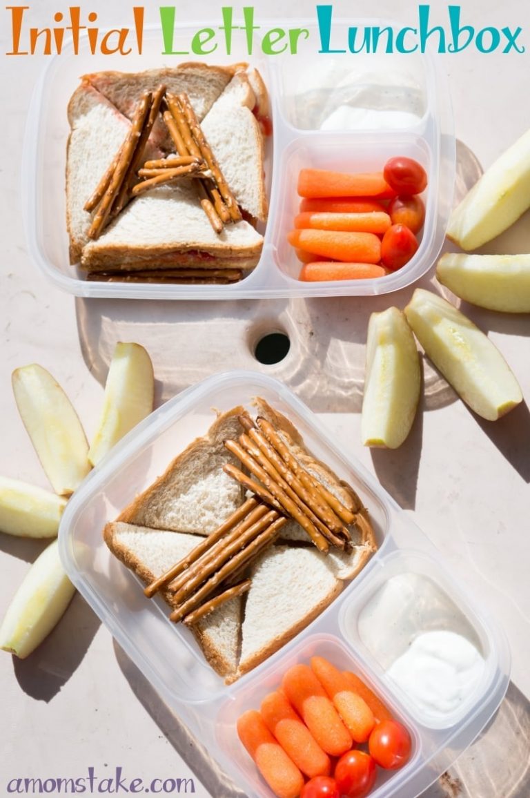 Initial Letter Bento Lunchbox Ideas