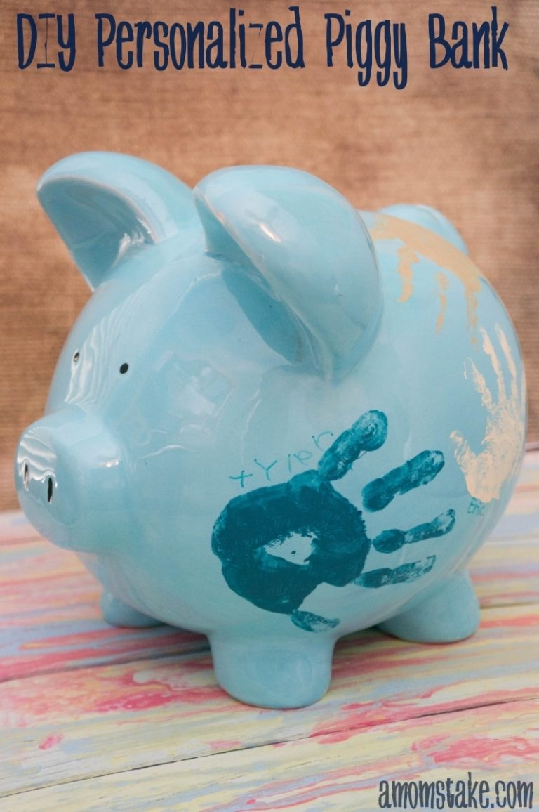 DIY Personalized Piggy Bank – Easy Gift Idea!