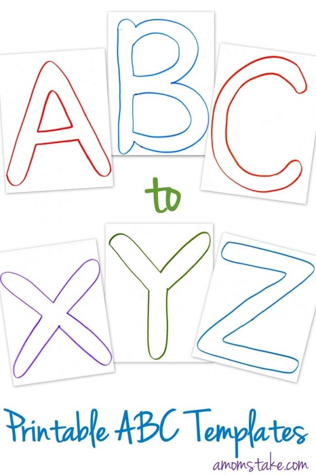 Free ABC Printable Tracing Activity Cards A Mom #39 s Take Free ABC Printable Tracing Activity Cards A Mom #39 s Take