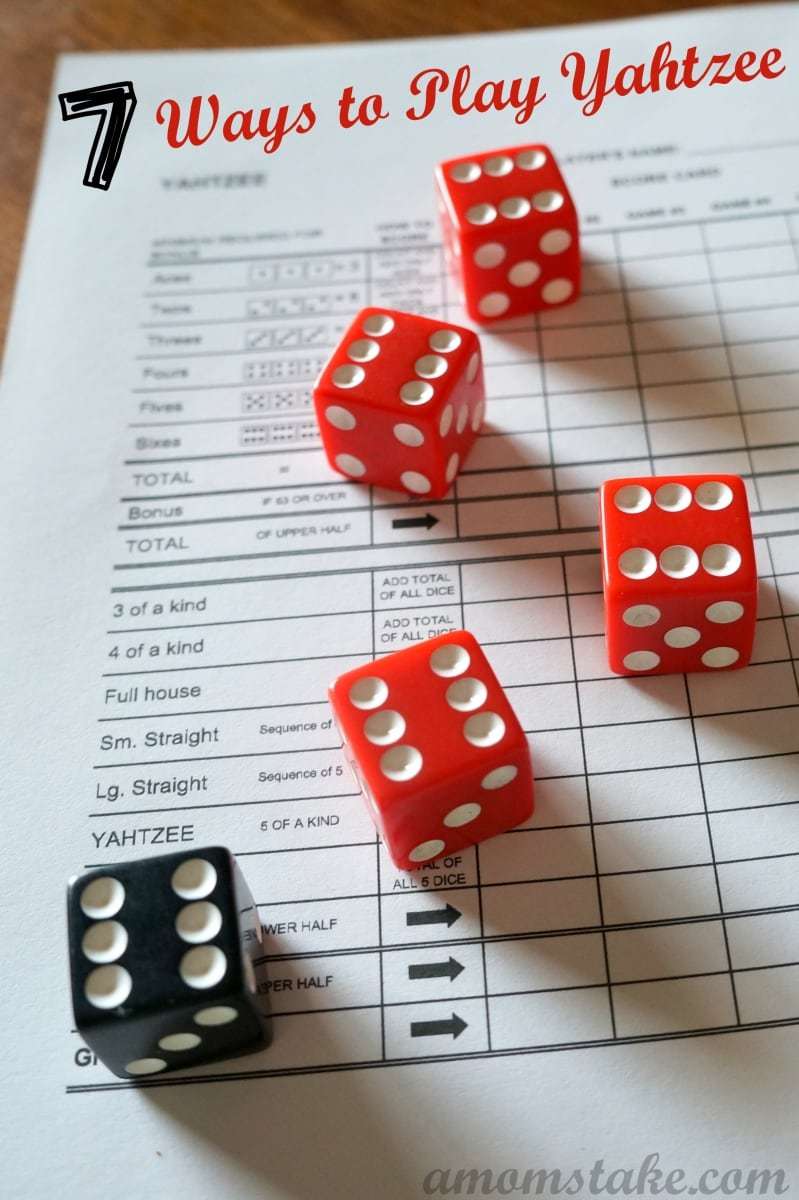 Ways to Play Yahtzee plus Yahtzee Rules!