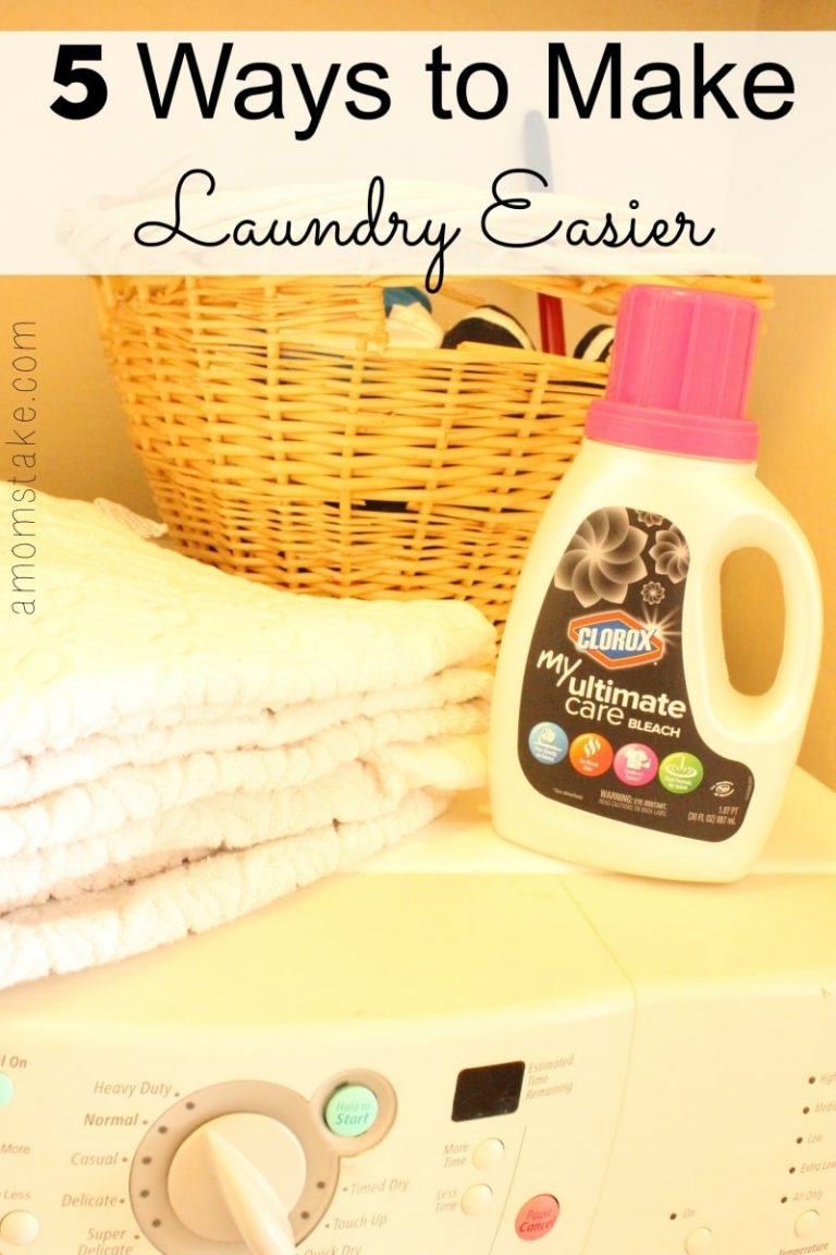 5 Ways to Make Laundry Easier