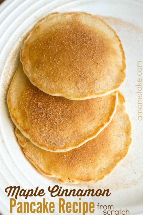 Maple-Cinnamon-Pancakes