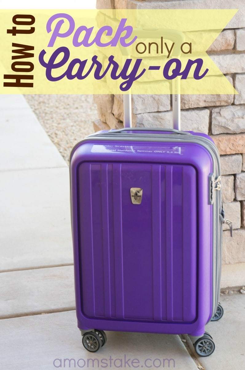 How to Pack in a Carry-on