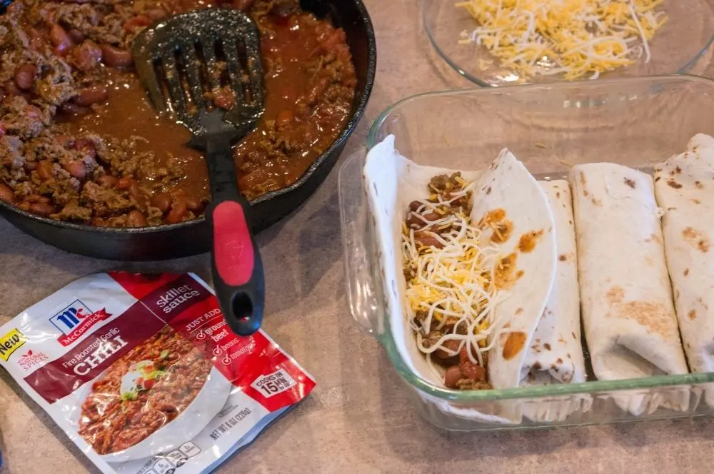 Chili Cheese Burritos Recipe