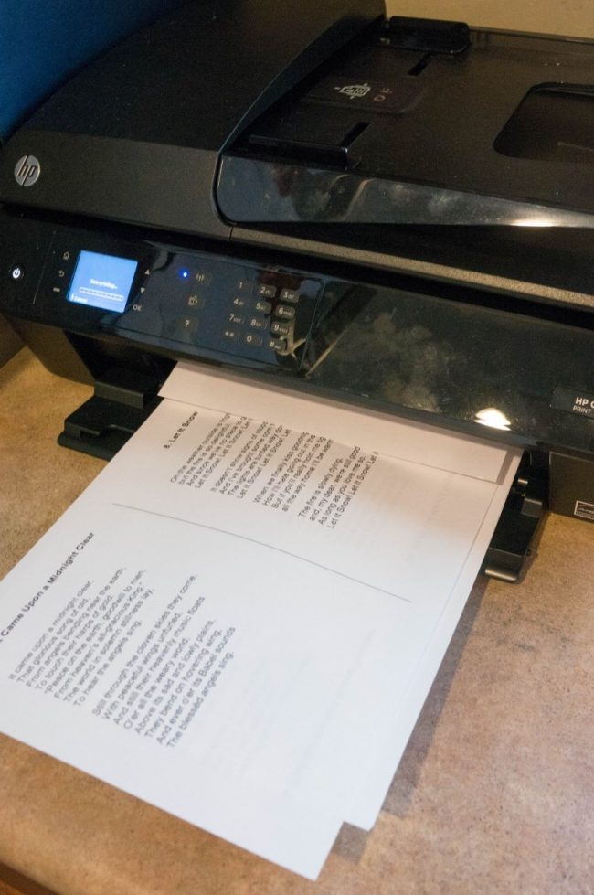 Christmas Songbook - Free PDF Printable! 4 HP Instank Ink 00378