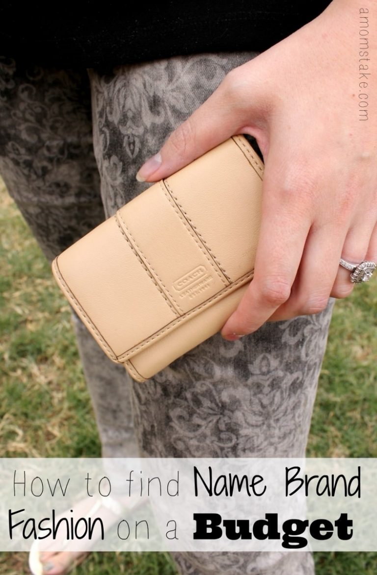 Finding Name Brand Fashion on a Budget