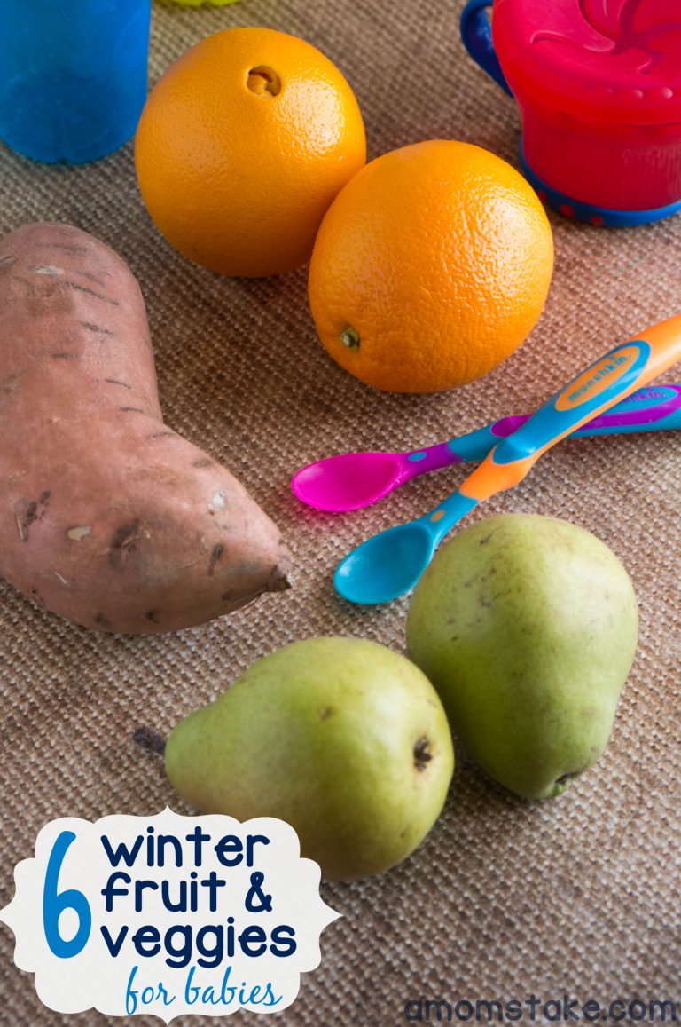 Winter Fruits and Vegetables Perfect to Puree for Homemade Baby Food