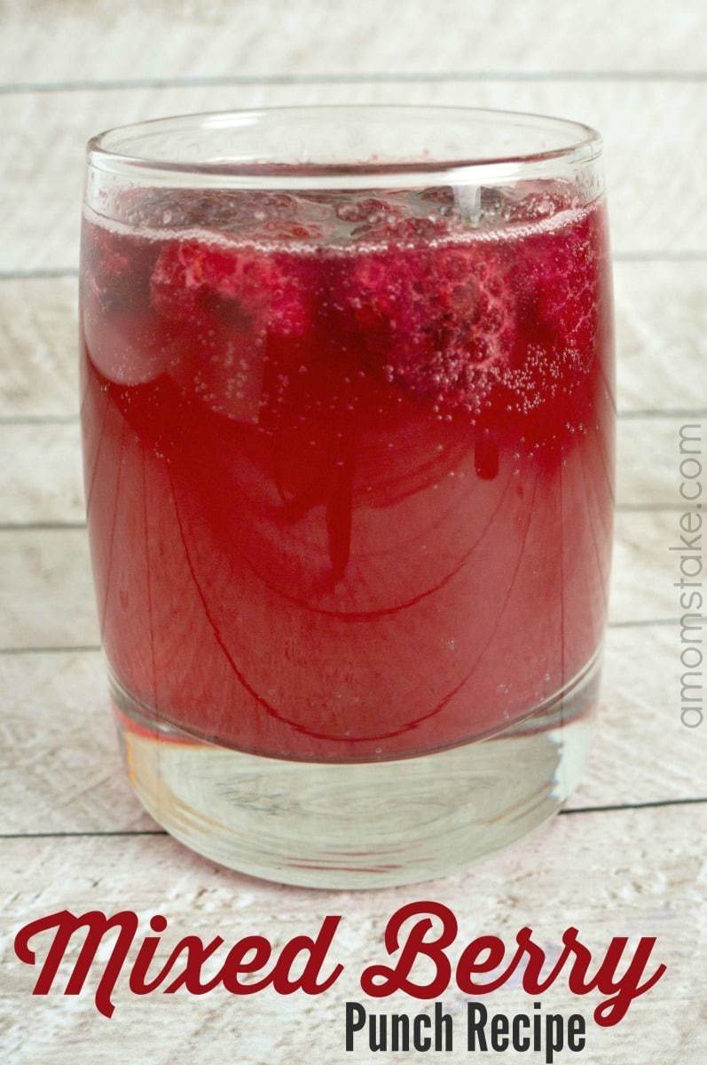 Simple Mixed Berry Punch Drink