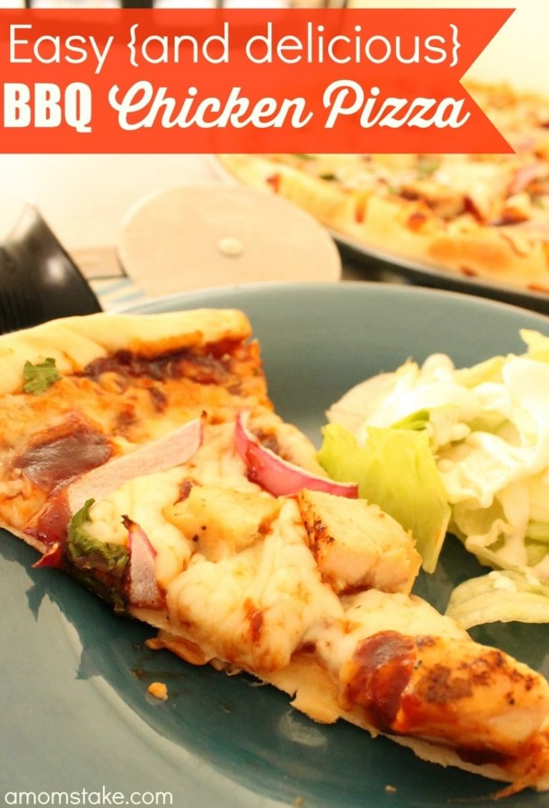 Easy (and delicious) BBQ Chicken Pizza