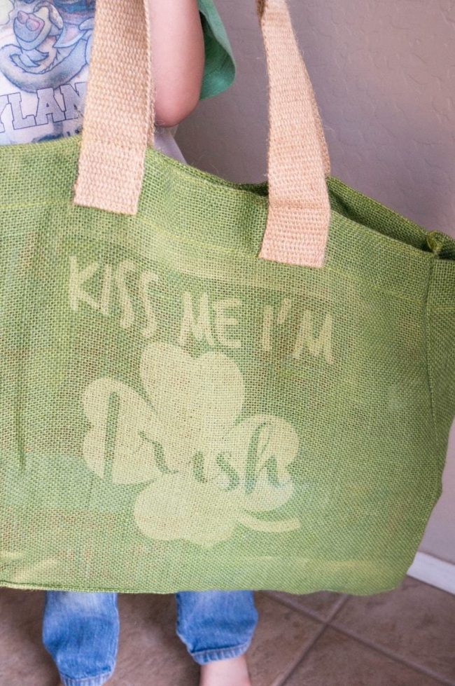 Kiss Me I'm Irish Bag