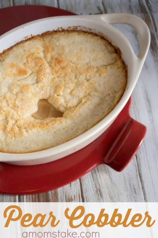 Pear Cobbler
