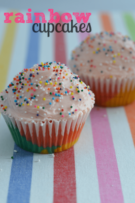 Rainbow-Cupcakes