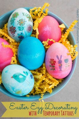 Decorate Easter Eggs with Temporary Tattoos