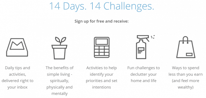 simple living challenge