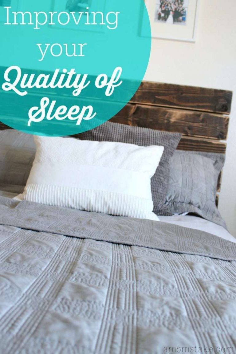 Improving Your Quality of Sleep