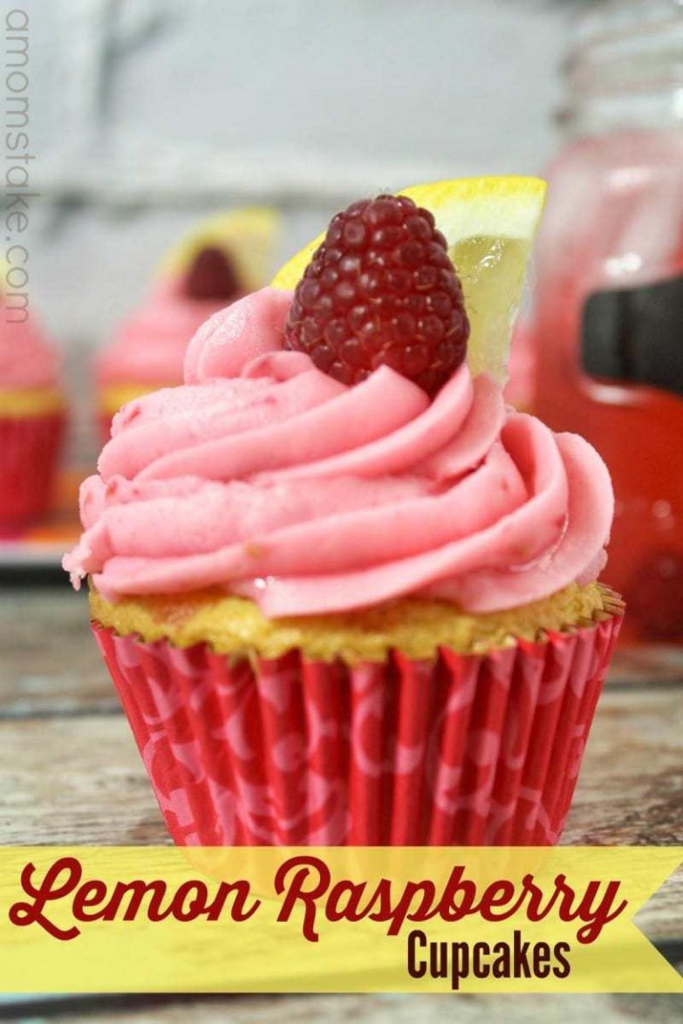 Homemade Lemon Raspberry Cupcakes Recipe