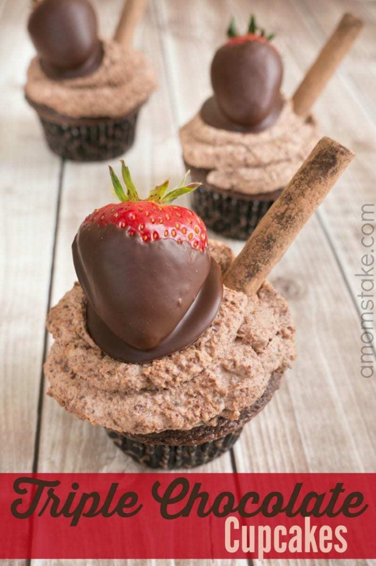 Triple Chocolate Cupcakes Recipe