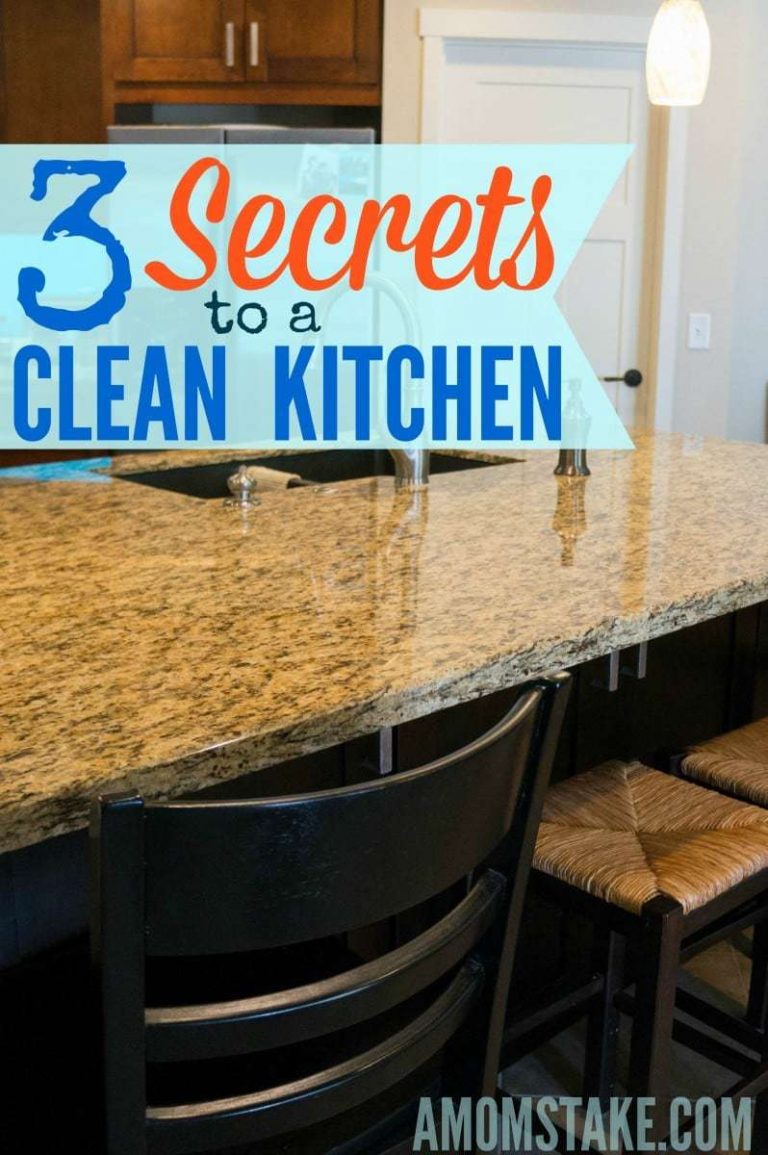 3 Secrets to a Clean Kitchen