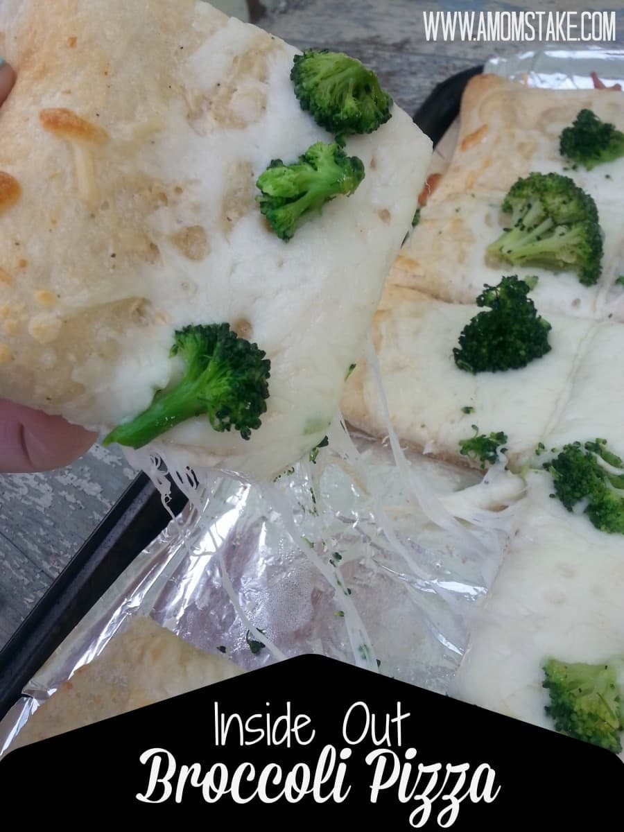 Inside Out  Broccoli Pizza