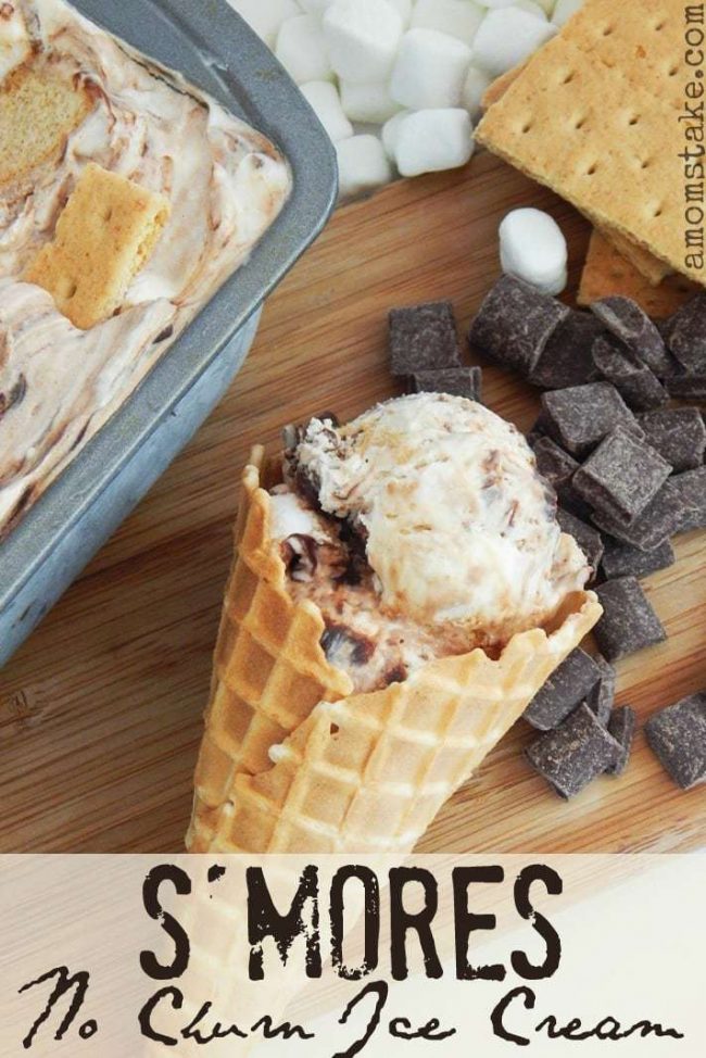 Smores No Churn Ice cream 3