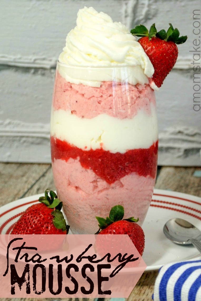 Strawberry Mousse Recipe - A Mom's Take