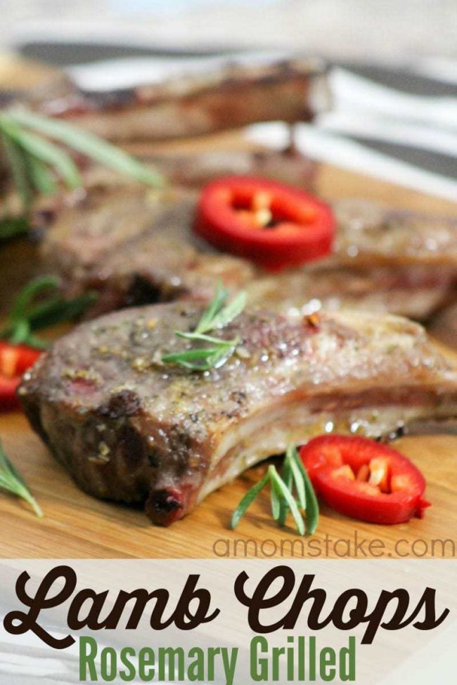 Rosemary Grilled Lamb Chops