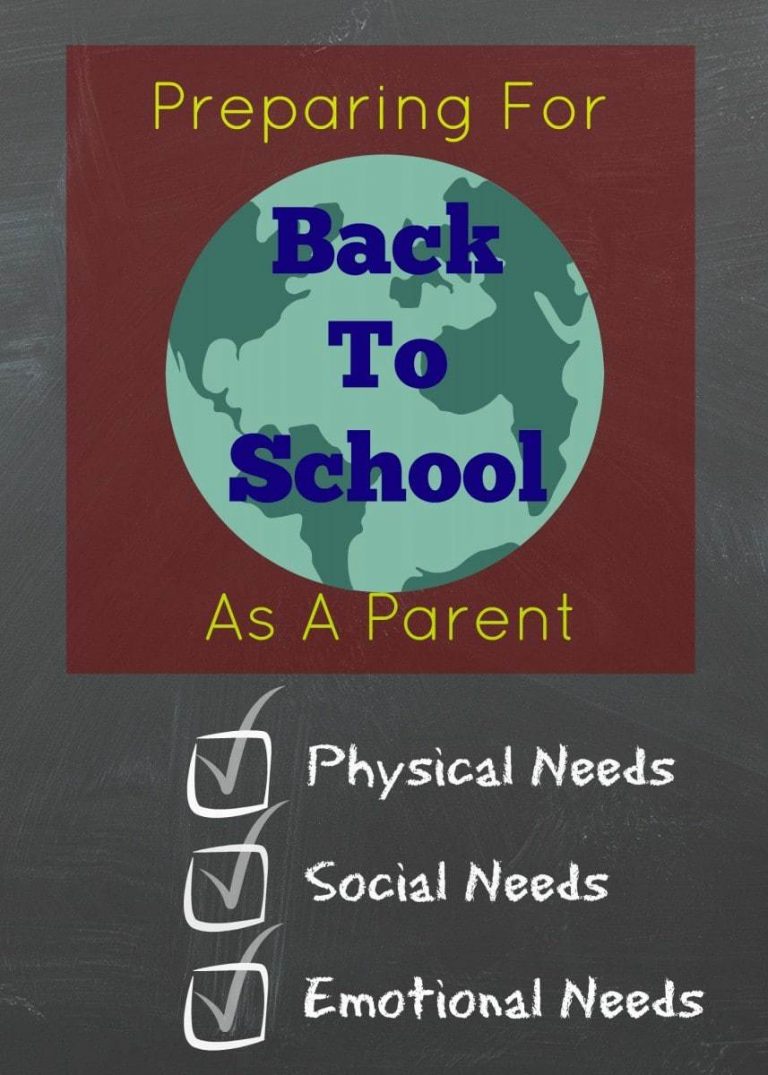 Preparing For Back To School as A Parent
