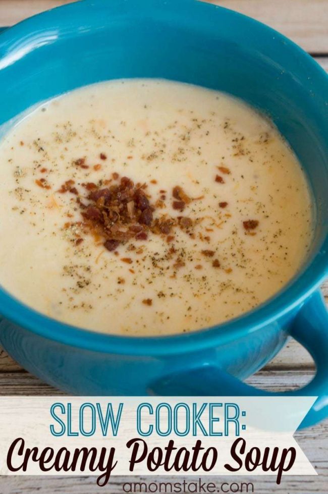 Slow Cooker Creamy Potato Soup