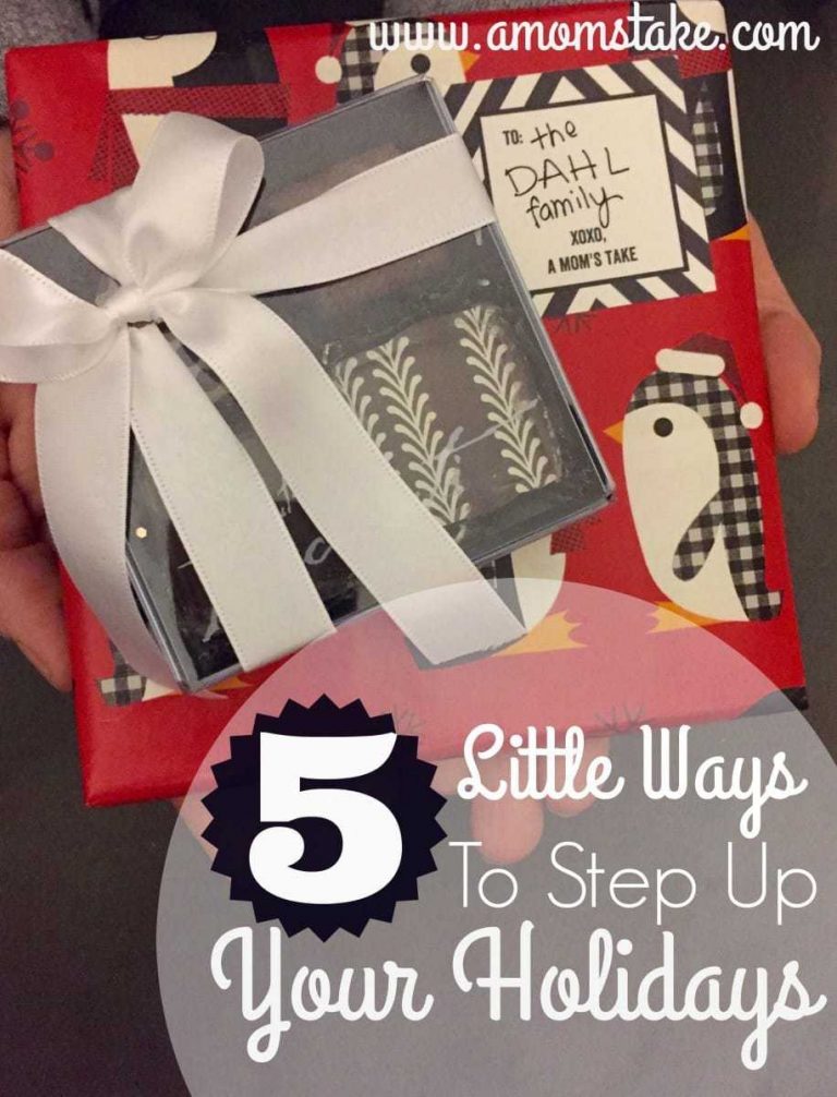 5 Little Ways to Step Up Your Holidays