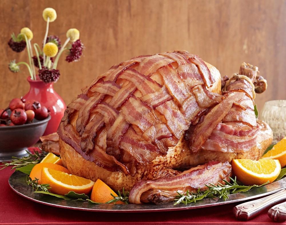 turkey wrapped bacon