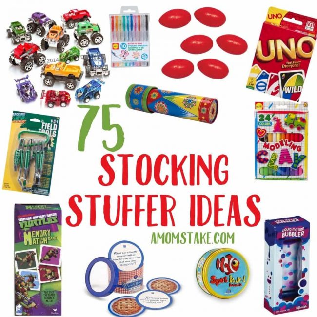 Non-candy Christmas stocking stuffers great for kids! Tons of stuffer toys, games and more under $10!