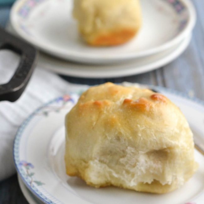 skillet butter rolls recipe