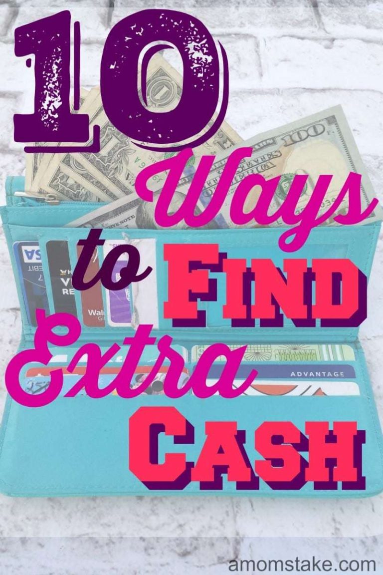 10 Ways to Find Extra Cash
