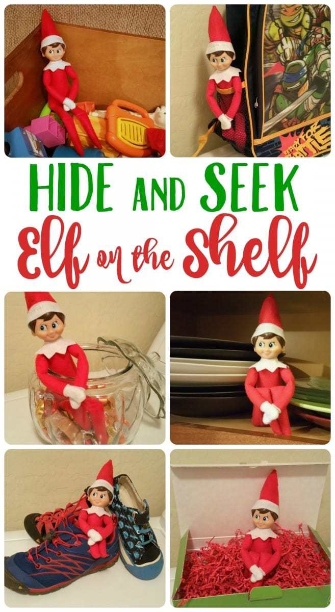 Fun ideas for playing with your Elf on the Shelf this year! Make it a hide and seek game that involves the kids with these cute, easy and clever ideas. Elf on the Shelf is a really fun Christmas tradition our whole family loves.