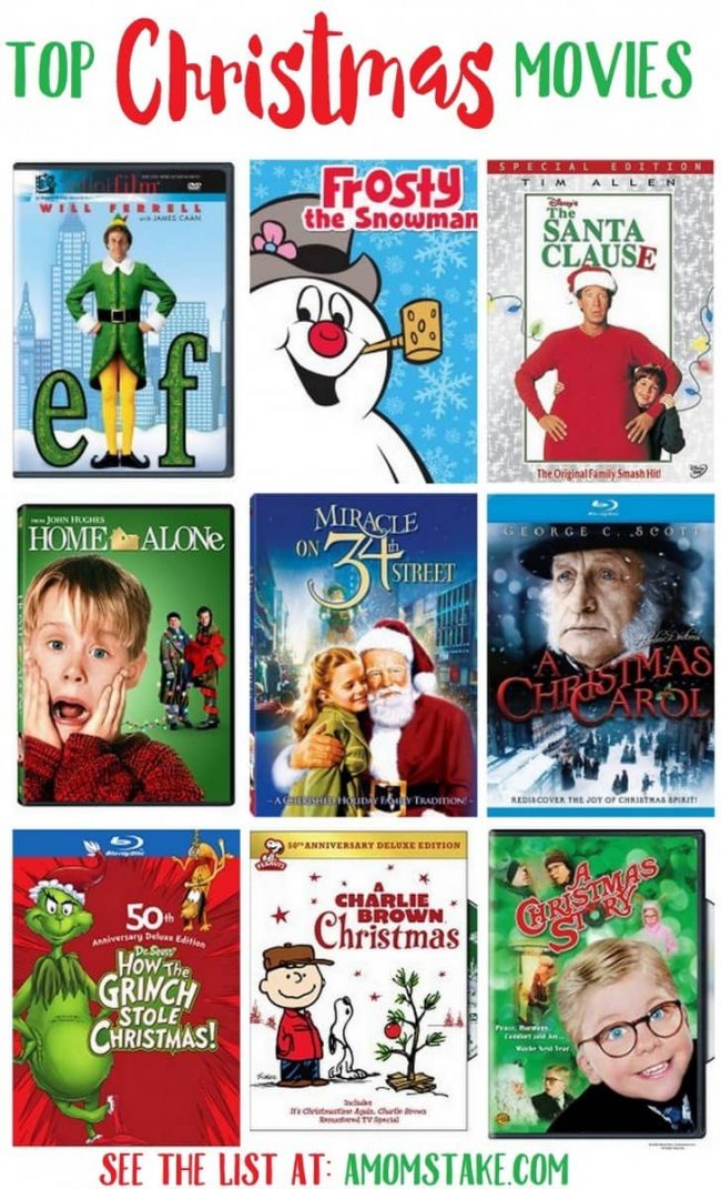 Top 25 Christmas Movies to Watch in December! A Mom's Take Movies Coming Out Christmas