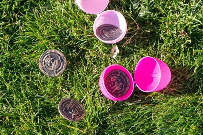 Unique Easter egg hunt ideas like glow in the dark eggs, scavengner hunt, or an egg hunt for tokens to trade for prizes!!