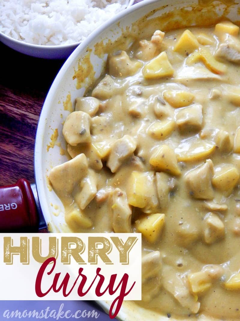 Hurry Curry Easy Dinner Recipe - A Mom's Take