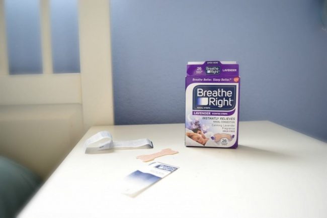 Breathe Right Nasal Strips help you get a better nights rest.