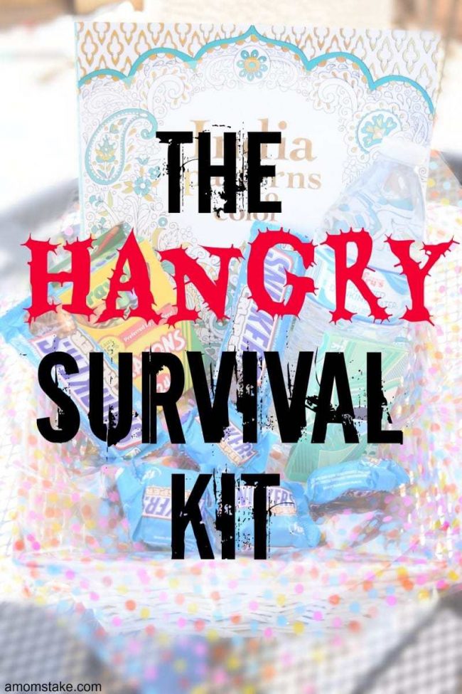 Keep the hunger at bay and everyone happy with the Hangry Survival Kit. 