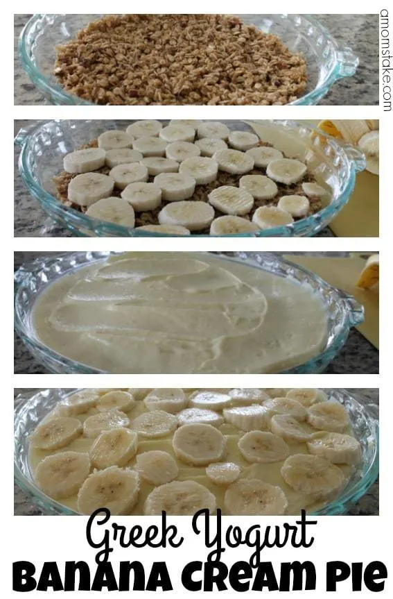 Greek Yogurt Banana Cream Pie