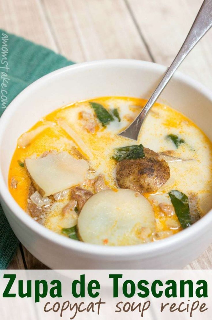 Copycat Zupa de Toscana Soup Recipe - A Mom's Take