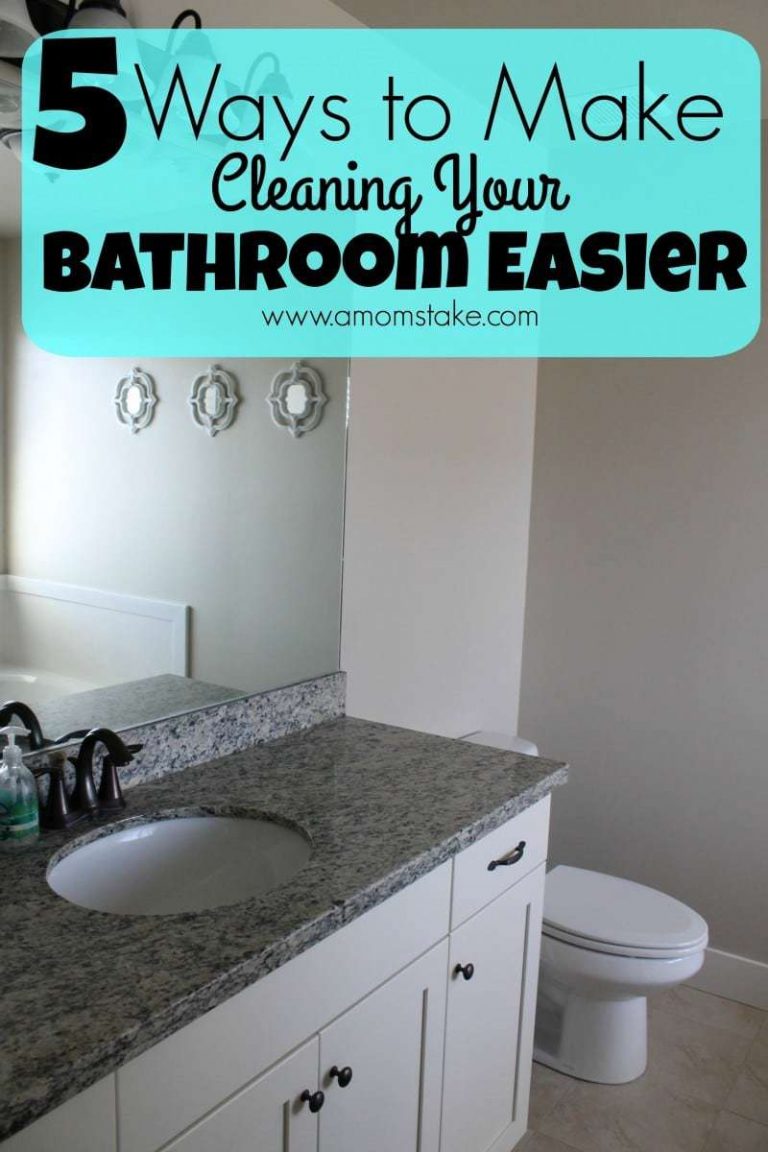 5 Ways to Make Cleaning Your Bathroom Easier